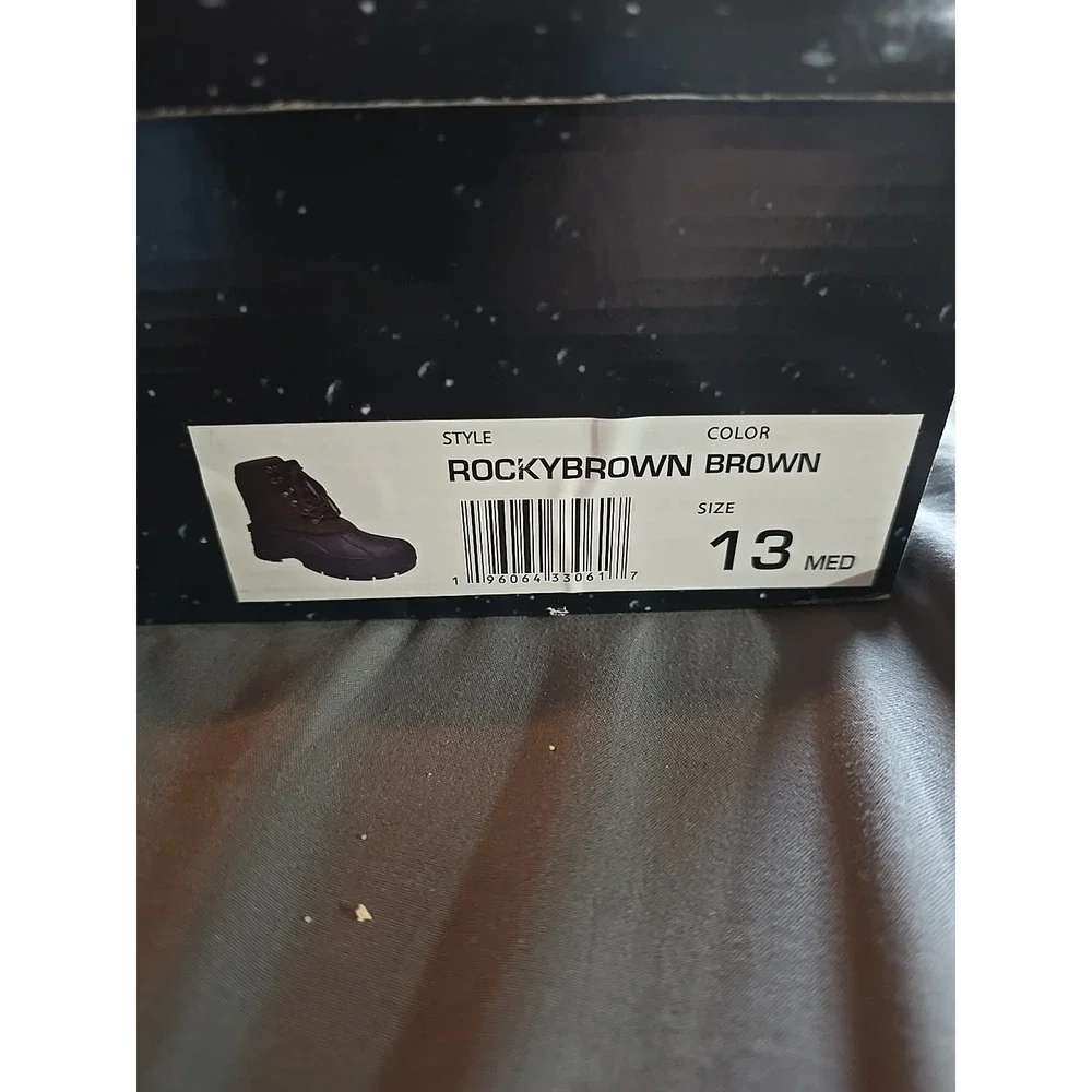 Totes Boots Men's  Style Rockybrown Waterproof Size 13‎ MED